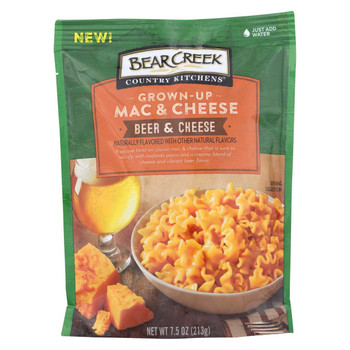Bear Creek Mac Cheese - Beer & Cheese - Case of 6 - 7.50 oz Bear Creek Mac Cheese - Beer & Cheese - Case of 6 - 7.50 oz