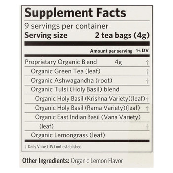 Organic India Organic Tea - Thrive - Case of 6 - 18 count