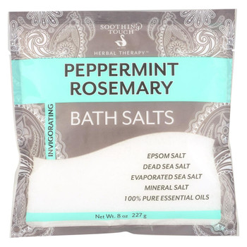 Soothing Touch Bath Salts - Peper Rosemary - Case of 6 - 8 oz Soothing Touch Bath Salts - Peper Rosemary - Case of 6 - 8 oz