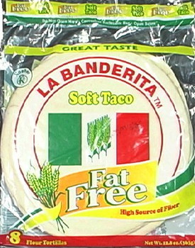 La Banderita Flour Tortillas - Whole Wheat - Case of 12 - 13 oz.