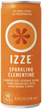 Izze - Can Sparkling Clementine - Case of 6-4/8.4 fl oz. Izze - Can Sparkling Clementine - Case of 6-4/8.4 fl oz.