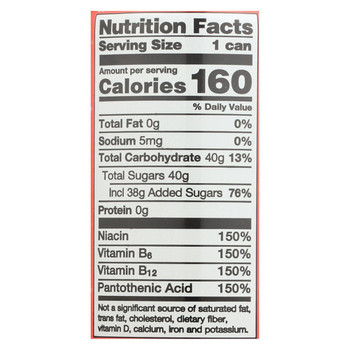 Hi Ball Energy Drink - Ruby Red - Case of 1 - 8/16 fl oz.