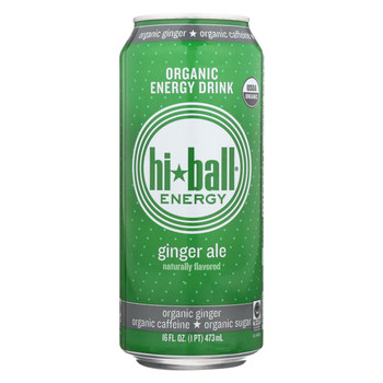 Hi Ball Energy Drink - Ginger Ale - Case of 1 - 8/16 fl oz.