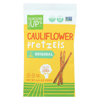 From The Ground Up - Cauliflower Pretzel Sticks - Original - Case of 12 - 4.5 oz.