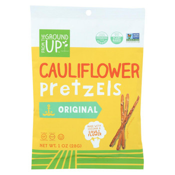From The Ground Up Pretzel Sticks - Stick Cauliflower Original Single Bag - Case of 8 - 1 oz.