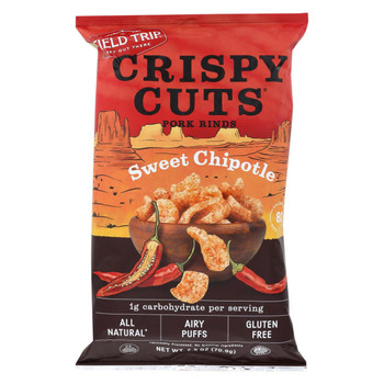 Field Trip Crispy Cut Chips - Sweet Chipotle - Case of 10 - 2.5 oz.