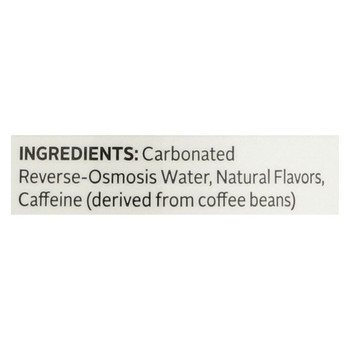 Limitless Coffee Sparkling Caffeinated Water - Ginger Mint - Case of 1 - 8/12 fl oz.