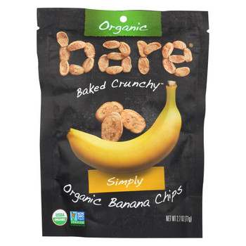 Bare Fruit Banana Chips - Original - Case of 12 - 2.7 oz.