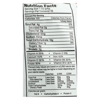 Bitsys Brainfood Cookies Sweet Potato Oatmeal Raisin - Case of 6 - 5 oz.