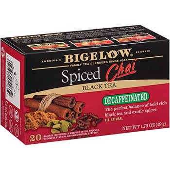 Bigelow Tea Tea - Decaf - Chai Spiced - Case of 6 - 20 BAG