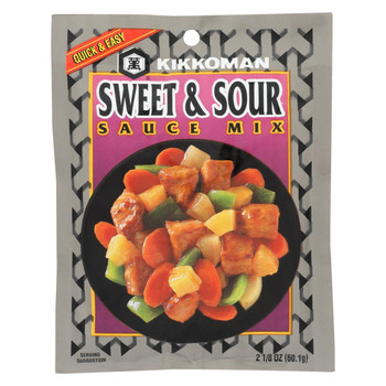 Kikkoman Seasoning - Sweet Sour Mix - Case of 24 - 2.12 oz