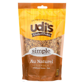 Udi's Granola - Gluten Free Au Naturel - Case of 6 - 12 oz.