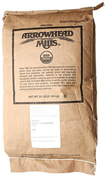 Arrowhead Mills Organic Brown Rice Flour Gluten Free - Single Bulk Item - 25LB