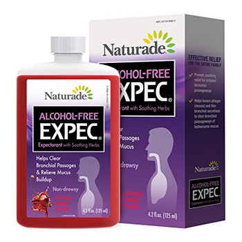 Naturade Alcohol-Free Herbal Expectorant - Natural Cherry Flavor - 4.2 oz