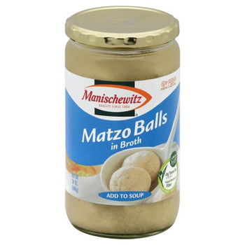 Manischewitz Matzo Ball Broth - Case of 12 - 24 Fl oz.