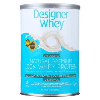 Designer Whey - Natural Whey Protein - 12 oz