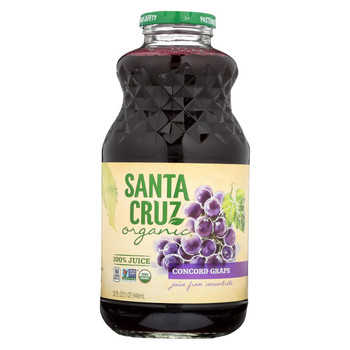 Santa Cruz Organic Juice - Concord Grape - Case of 12 - 32 Fl oz.