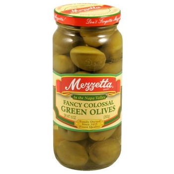 Mezzetta Green Olives - Fancy Colossal - Case of 6 - 10 oz.