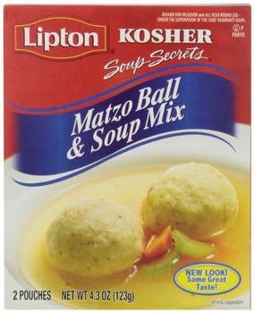 Lipton Matzo Ball and Soup Mix - Case of 12 - 4.3 oz. Lipton Matzo Ball and Soup Mix - Case of 12 - 4.3 oz.
