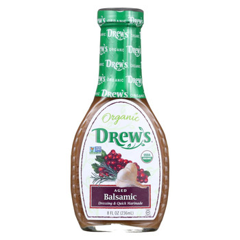Drew's Organics - Salad Dressing - Balsamic Aged - Case of 6 - 8 fl oz. Drew's Organics - Salad Dressing - Balsamic Aged - Case of 6 - 8 fl oz.