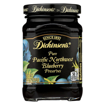 Dickinson - Preserves - Blueberry - Case of 6 - 10 oz Dickinson - Preserves - Blueberry - Case of 6 - 10 oz