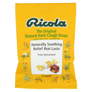 Ricola Herb Throat Drops Original - 21 Drops - Case of 12