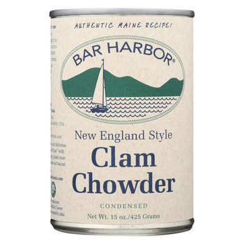 Bar Harbor - All Natural New England Clam Chowder - Case of 6 - 15 oz.