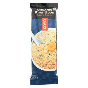 Koyo Organic Fine Udon Noodles - Case of 12 - 8 OZ Koyo Organic Fine Udon Noodles - Case of 12 - 8 OZ