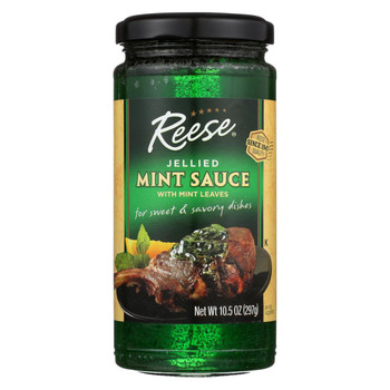 Reese Jelly - Mint with Leaves - Case of 12 - 10.5 oz