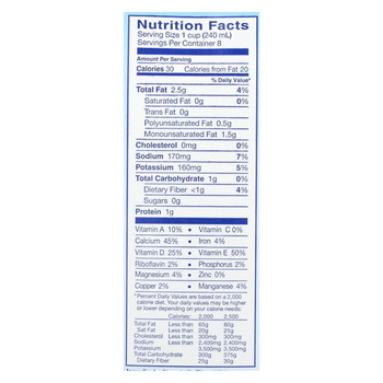 Almond Breeze - Almond Milk - Unsweetened Original - Case of 8 - 64 fl oz. Almond Breeze - Almond Milk - Unsweetened Original - Case of 8 - 64 fl oz.
