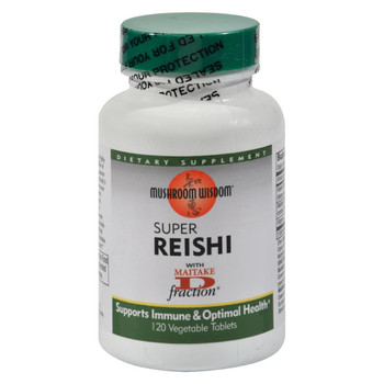 Mushroom Wisdom Super Reishi - 120 Tablets