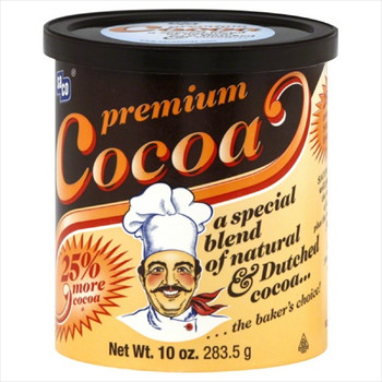 Saco Foods Premium Baking Cocoa - Case of 12 - 10 oz.