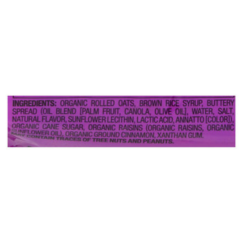 Bobo's Oat Bars - All Natural - Cinnamon Raisin - 3 oz Bars - Case of 12 Bobo's Oat Bars - All Natural - Cinnamon Raisin - 3 oz Bars - Case of 12