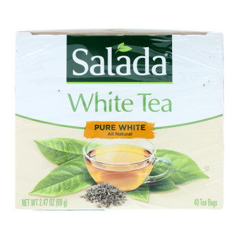 Salada Tea White Tea - Pure - Case of 6 - 40 Count