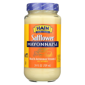 Hain Mayonnaise - Safflower - Case of 12 - 24 oz.