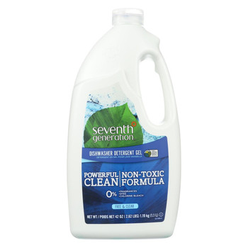 Seventh Generation Auto Dishwasher Gel - Free and Clear - Case of 6 - 42 Fl oz. Seventh Generation Auto Dishwasher Gel - Free and Clear - Case of 6 - 42 Fl oz.