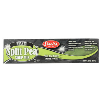 Streit's Soup Mix - Split Pea - Case of 12 - 6 oz.