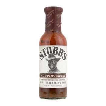 Stubb's BBQ Baste - Moppin? Sauce - Case of 6 - 12 oz.