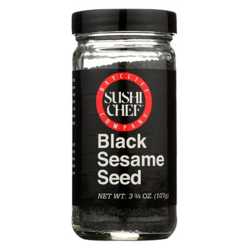 Sushi Chef Black Sesame Seeds - Case of 12 - 3.75 oz.