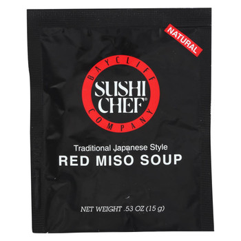 Sushi Chef Soup Mix - Miso Red - .53 oz - Case of 12 Sushi Chef Soup Mix - Miso Red - .53 oz - Case of 12