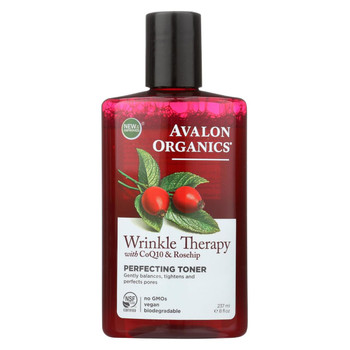Avalon Organics Wrinkle Therapy with CoQ10 and Rosehip Perfecting Toner - 8 fl oz Avalon Organics Wrinkle Therapy with CoQ10 and Rosehip Perfecting Toner - 8 fl oz