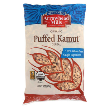 Arrowhead Mills - Organic Puffed Kamut Cereal - Case of 12 - 6 oz.