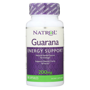 Natrol Guarana - 200 mg - 90 Capsules