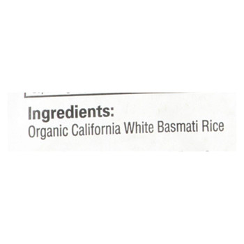 Lundberg Family Farms Organic California White Basmati Rice - Single Bulk Item - 25LB Lundberg Family Farms Organic California White Basmati Rice - Single Bulk Item - 25LB