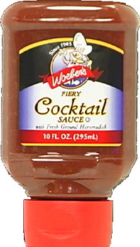 Woeber's Supreme Fiery Cocktail Sauce - Case of 6 - 10 oz.