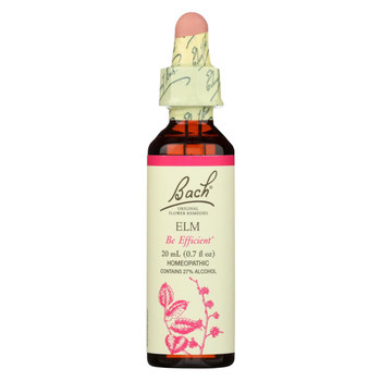 Bach Flower Remedies Essence Elm - 0.7 fl oz Bach Flower Remedies Essence Elm - 0.7 fl oz