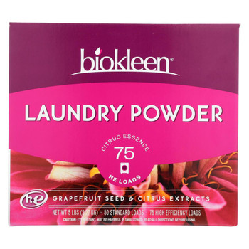 Biokleen Laundry Powder - All Temperature - 5 lbs Biokleen Laundry Powder - All Temperature - 5 lbs