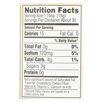 Woodstock Organic Sweet Relish - Case of 12 - 16 OZ Woodstock Organic Sweet Relish - Case of 12 - 16 OZ