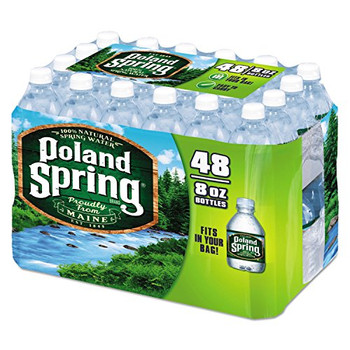 Poland Spring Water - Original - Case of 4 - 8 Fl oz.