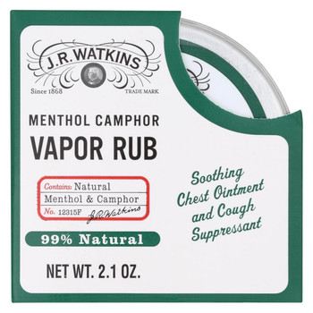 J.R. Watkins Menthol Vapor Rub - 2.1 oz J.R. Watkins Menthol Vapor Rub - 2.1 oz
